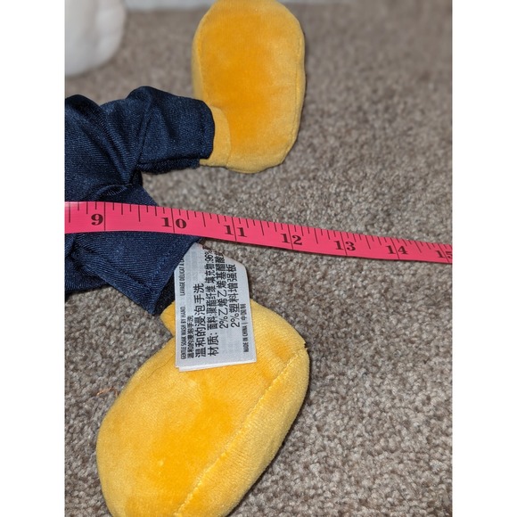 Disney Mickey Mouse Plush Walt Disney World Flag Souvenir Toy Parks Shirt 12 in. - Picture 8 of 8